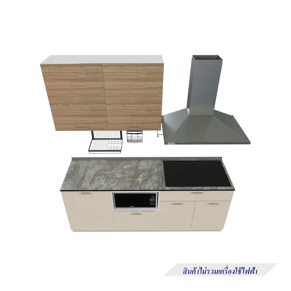 ครัวไม้สำเร็จ STARMARK CONTE 211H_L_NS 211 ซม.