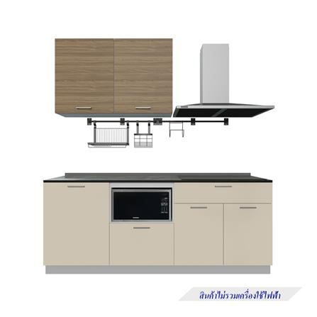 ครัวไม้สำเร็จ STARMARK CONTE 211H_L_NS 211 ซม.