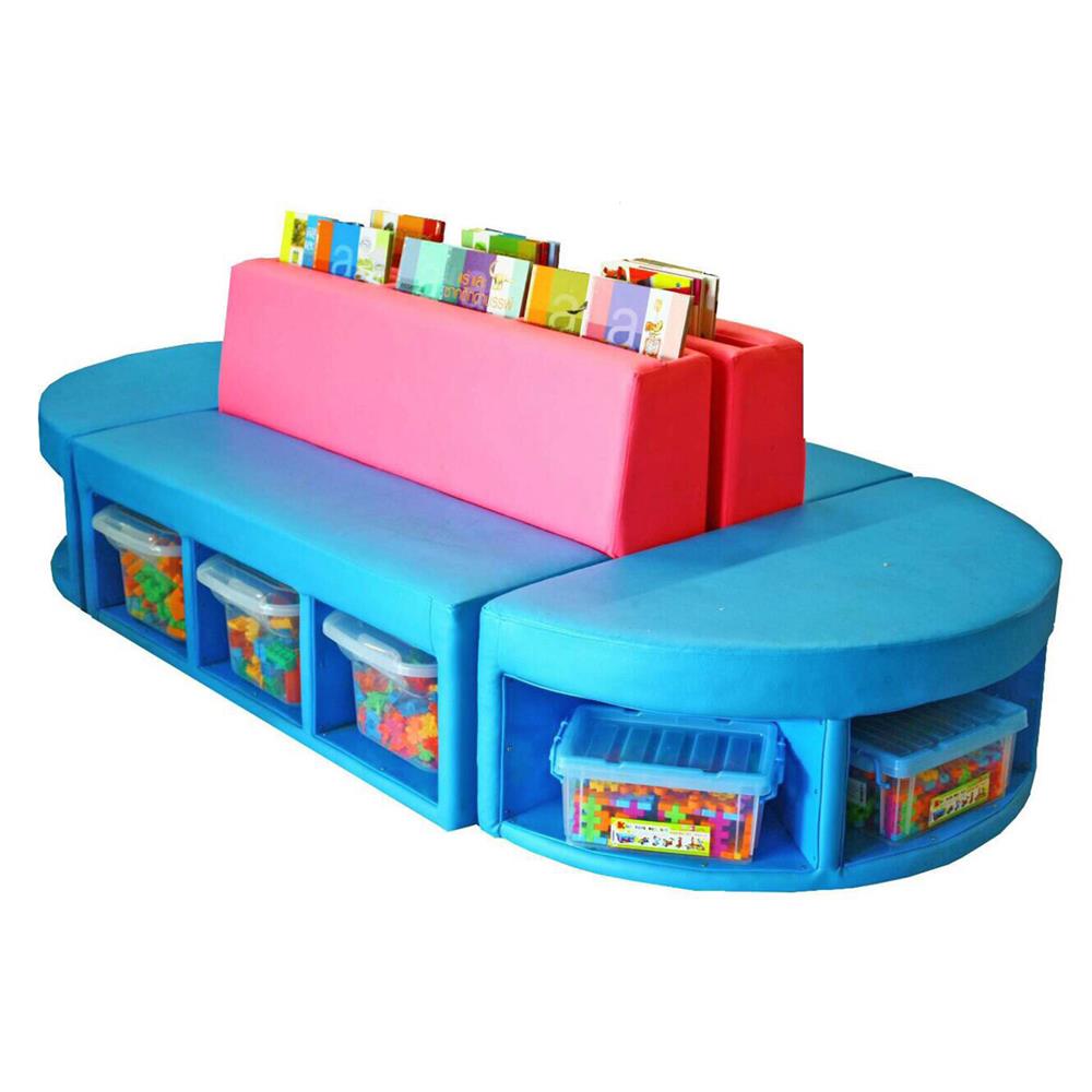 โซฟาเด็ก PLAYSANOOK EVF-01 สีฟ้า/ชมพู