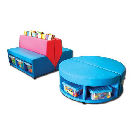โซฟาเด็ก PLAYSANOOK EVF-01 สีฟ้า/ชมพู_3