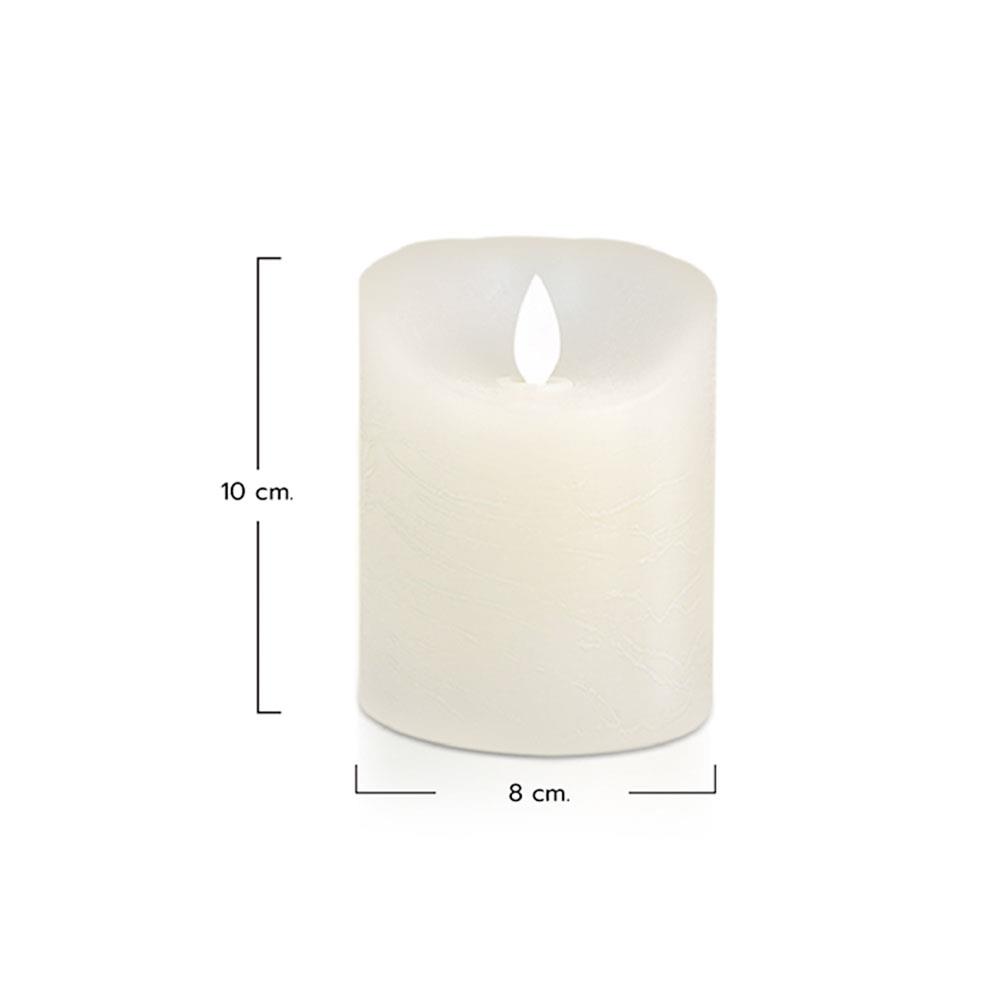 เทียน LED CLAIRE WAX REMOTE RECHARGE DIM 4 นิ้ว 0.3 วัตต์ WARMWHITE สีขาว