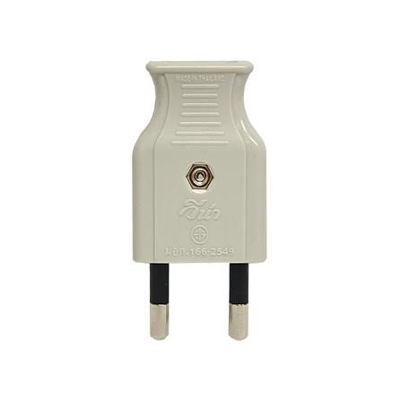 ปลั๊กตัวผู้ 2 ขากลม VENA PP1622 สีเทา