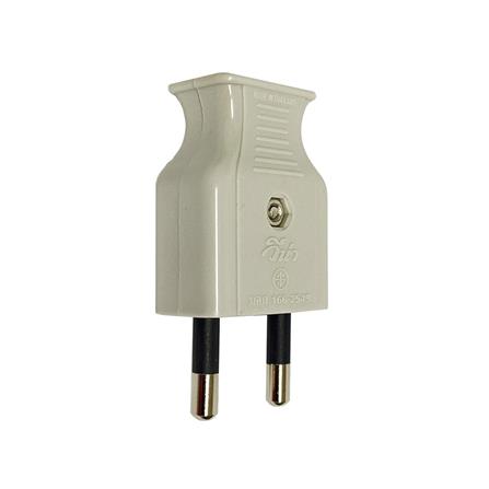 ปลั๊กตัวผู้ 2 ขากลม VENA PP1622 สีเทา_3