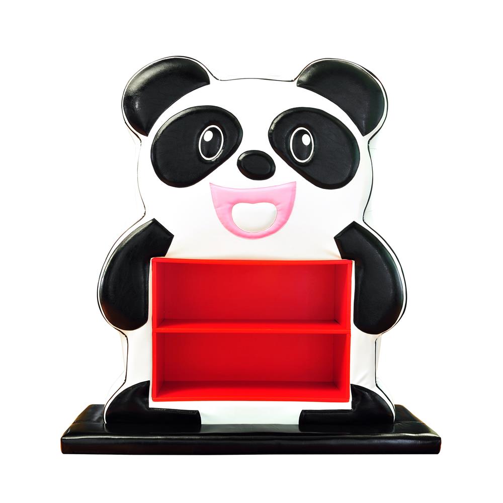 ชั้นวางของเด็ก PLAYSANOOK PANDA สีขาว/ดำ