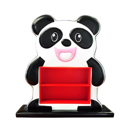 ชั้นวางของเด็ก PLAYSANOOK PANDA สีขาว/ดำ