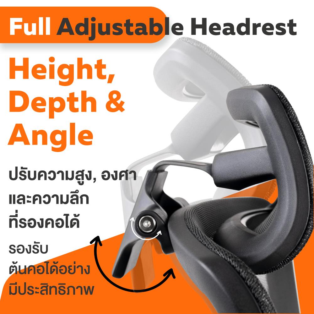 เก้าอี้เพื่อสุขภาพ ERGOTREND WISBY สีดำ