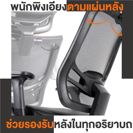 เก้าอี้เพื่อสุขภาพ ERGOTREND WISBY สีดำ_10