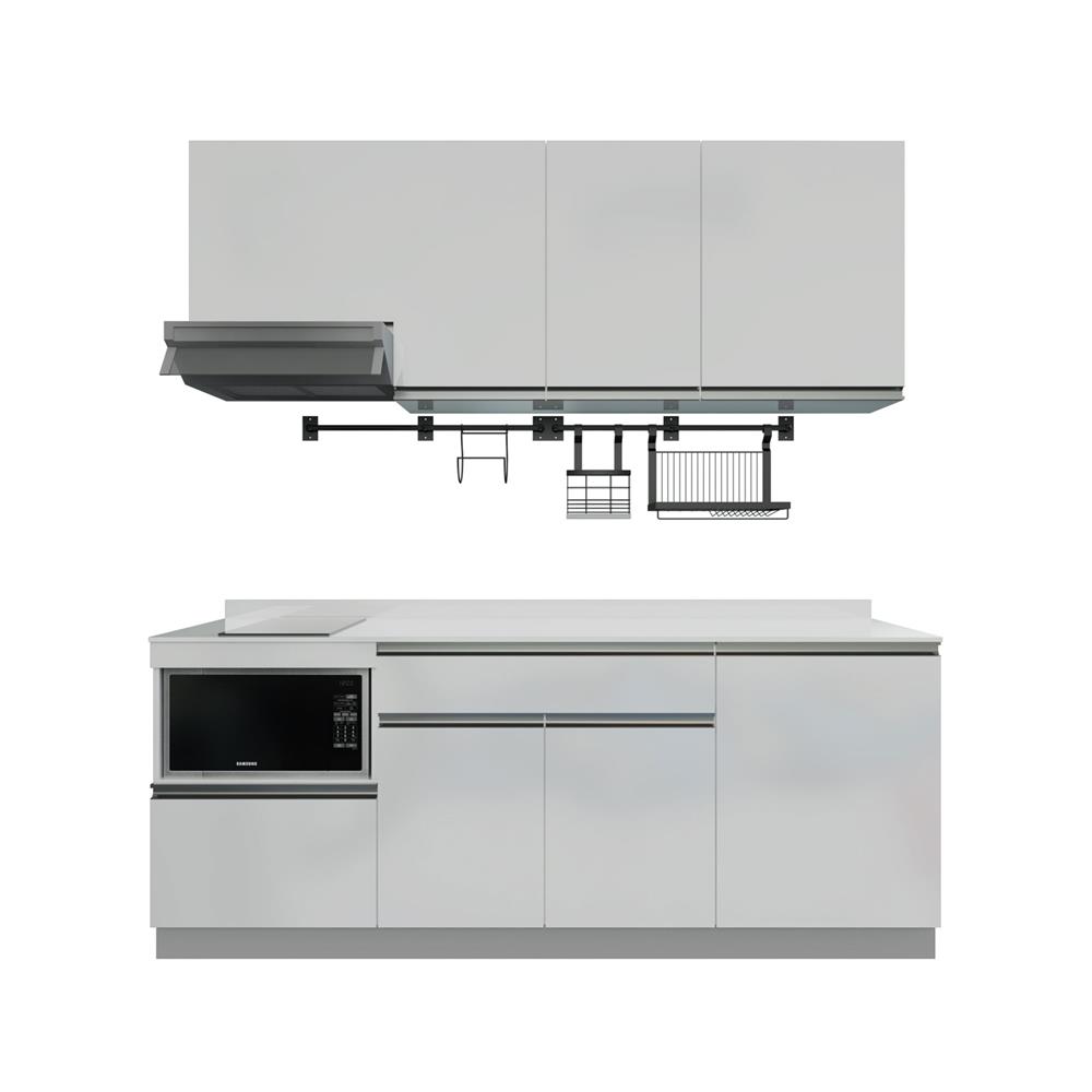 ครัวไม้สำเร็จ STARMARK BLANCE 211_R_NS 211 ซม.