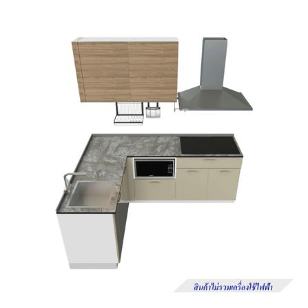 ครัวไม้สำเร็จ STARMARK CONTE L220H_L 220 ซม._2