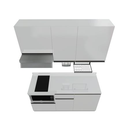 ครัวไม้สำเร็จ STARMARK BLANCE 166_R_NS 166 ซม._2