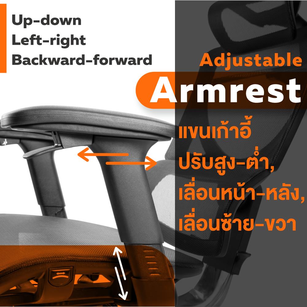 เก้าอี้เพื่อสุขภาพ ERGOTREND GOTLAND สีดำ