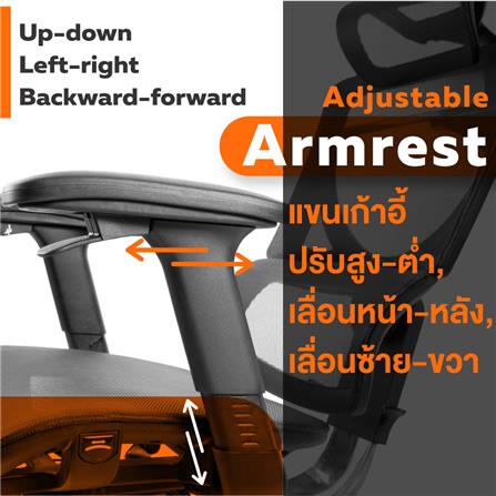 เก้าอี้เพื่อสุขภาพ ERGOTREND GOTLAND สีดำ_7