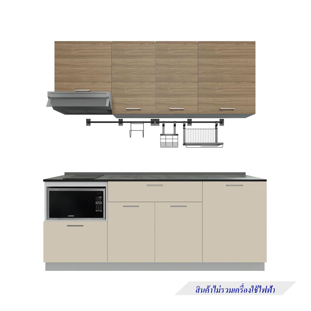 ครัวไม้สำเร็จ STARMARK CONTE 211_R_NS ซม. 211 ซม.