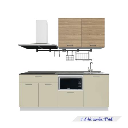 ครัวไม้สำเร็จ STARMARK CONTE 211H_R 211 ซม._1