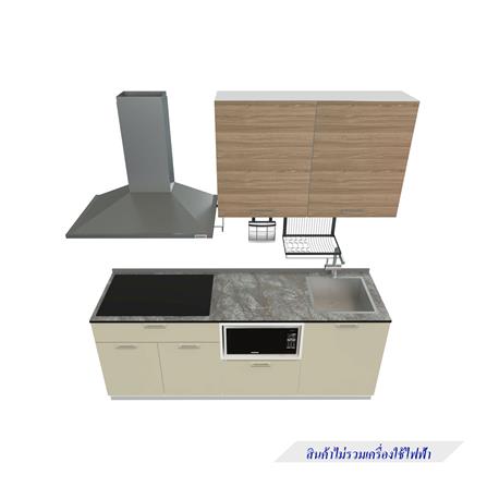 ครัวไม้สำเร็จ STARMARK CONTE 211H_R 211 ซม._2