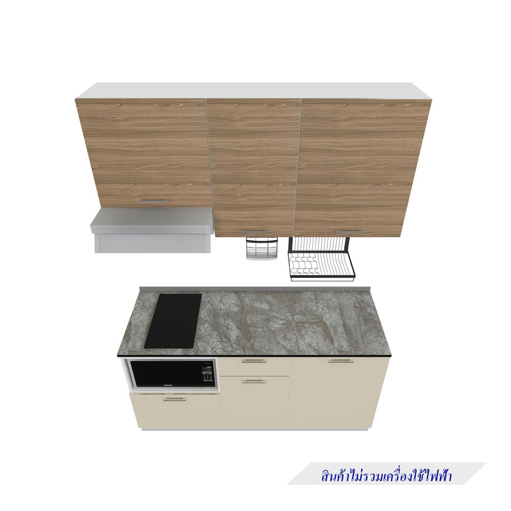 ครัวไม้สำเร็จ STARMARK CONTE 166_R_NS 166 ซม.