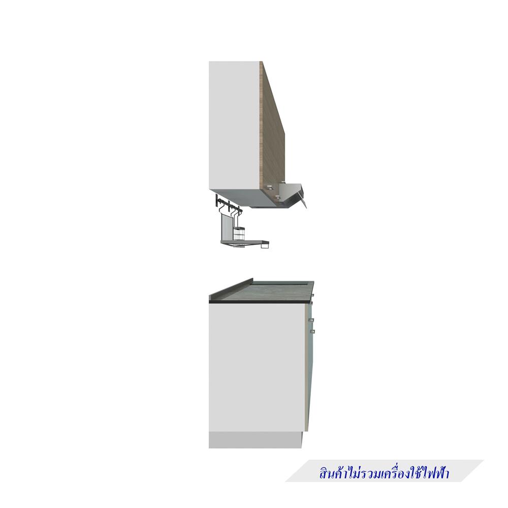 ครัวไม้สำเร็จ STARMARK CONTE 166_L_NS 166 ซม.