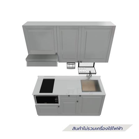 ครัวไม้สำเร็จ STARMARK ALICE 166_R 166 ซม._2