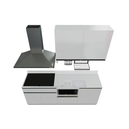 ครัวไม้สำเร็จ STARMARK BLANCE 211H_R_NS 211 ซม._2