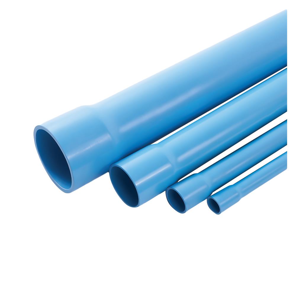 ท่อประปา SCG ปลายบาน CLASS5 5 1 1/2 นิ้ว 4 เมตร สีฟ้า