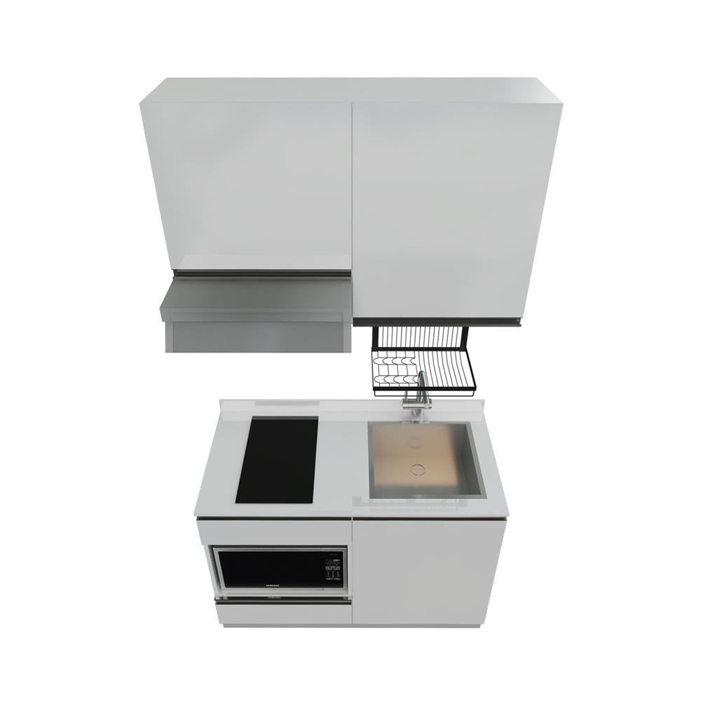 ครัวไม้สำเร็จ STARMARK BLANCE 121_R 121 ซม.