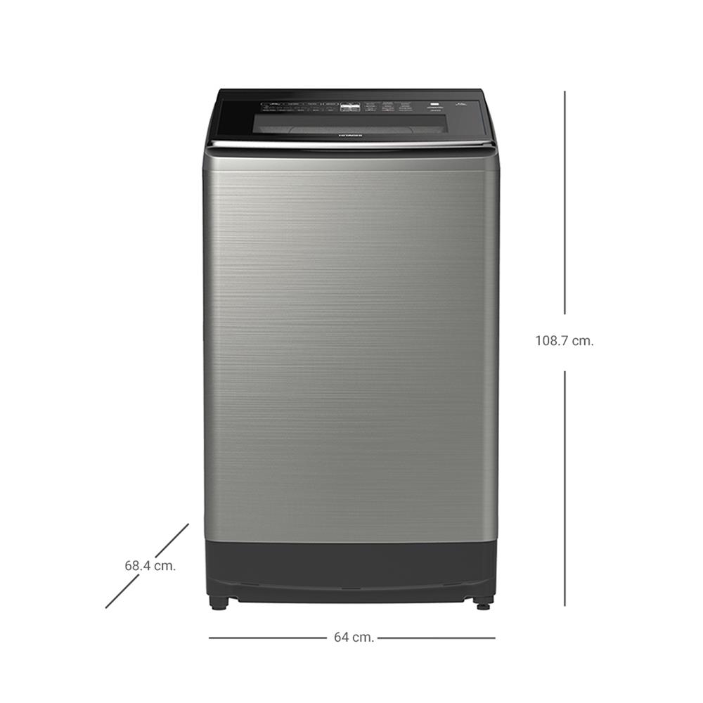 เครื่องซักผ้าฝาบน HITACHI SF-200ZGV SS 20 กก. อินเวอร์เตอร์