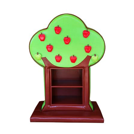 ชั้นวางของเด็ก PLAYSANOOK APPLE TREE สีเขียว/น้ำตาล