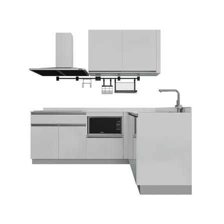 ครัวไม้สำเร็จ STARMARK BLANCE L220H_R 220 ซม.