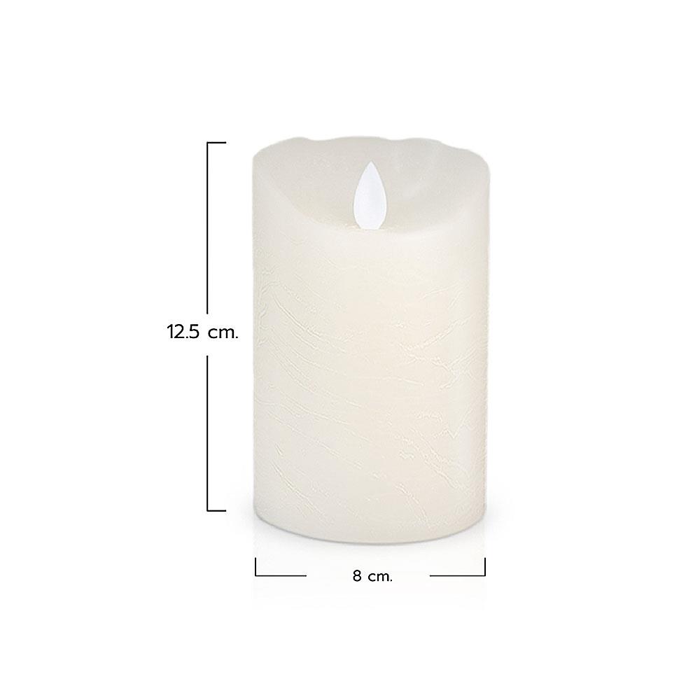 เทียน LED CLAIRE WAX REMOTE RECHARGE DIM 5 นิ้ว 0.3 วัตต์ WARMWHITE สีขาว
