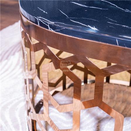 โต๊ะกลาง HS FURNITURE MALL CALLISTO สีดำ/ROSE GOLD_2