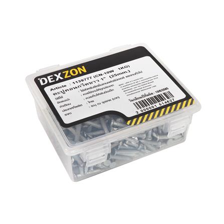 ตะปูคอนกรีตขาว DEXZON 1 นิ้ว 1 กก._2