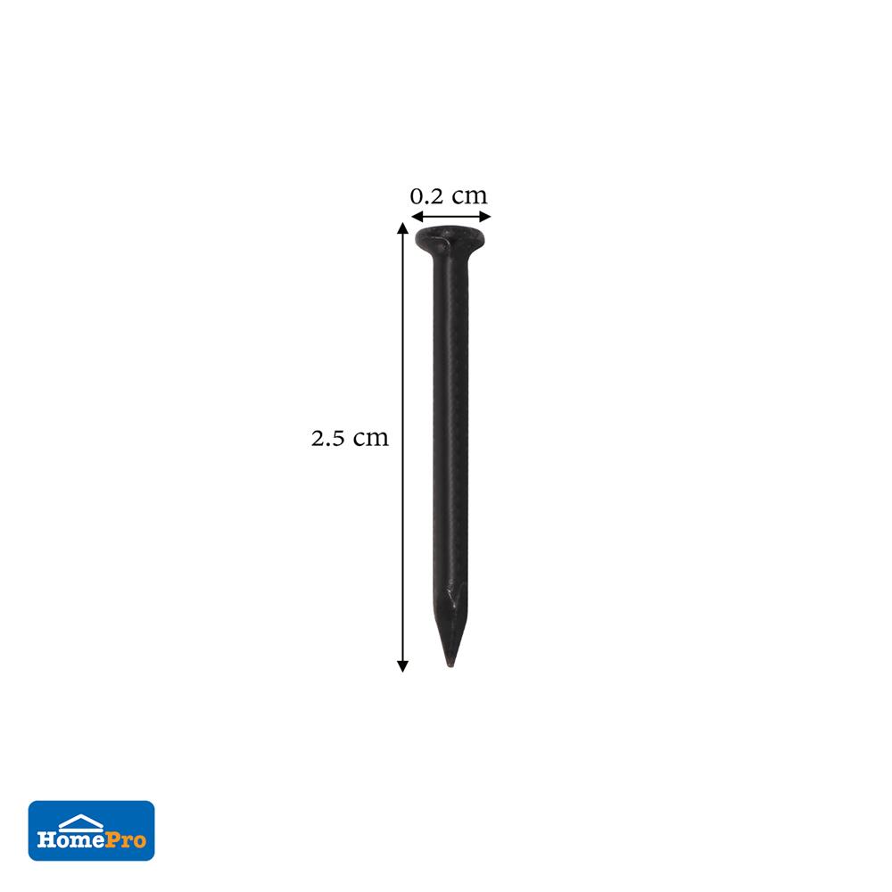 ตะปูคอนกรีตดำ DEXZON 25X20 มม. แพ็ก 100 ชิ้น
