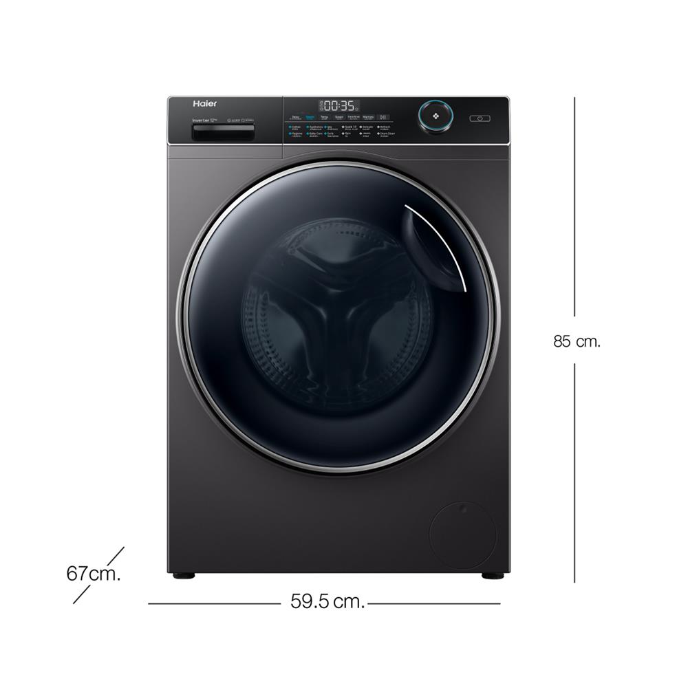 เครื่องซักผ้าฝาหน้า HAIER HW120-BP14959S6 12 กก. อินเวอร์เตอร์
