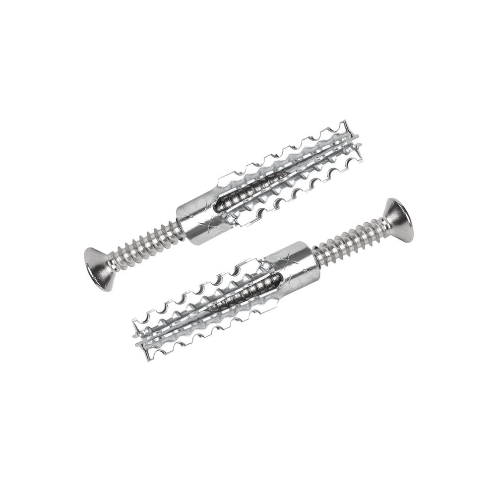 พุกเหล็กเกลียวเหล็ก DEXZON เบอร์ 8 35 มม. แพ็ก 8 ชิ้น