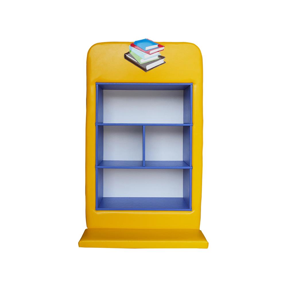 ชั้นวางของเด็ก PLAYSANOOK BOOK สีเหลือง