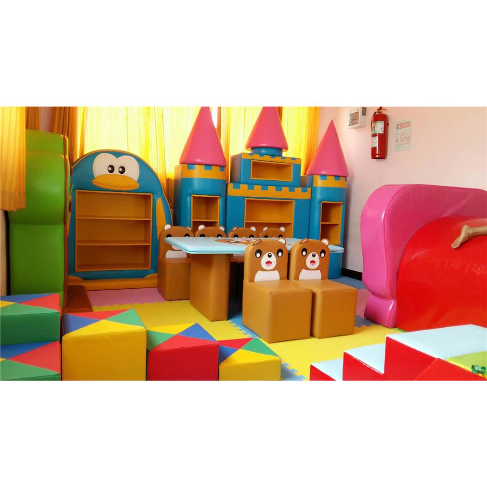 ชั้นวางของเด็ก PLAYSANOOK PENGUIN สีฟ้า/เหลือง