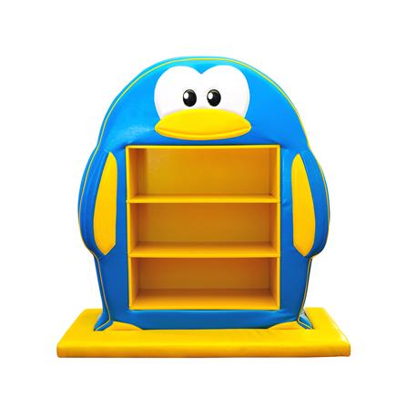 ชั้นวางของเด็ก PLAYSANOOK PENGUIN สีฟ้า/เหลือง_0