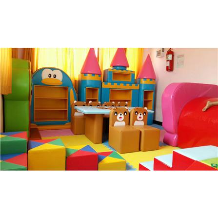 ชั้นวางของเด็ก PLAYSANOOK PENGUIN สีฟ้า/เหลือง_3