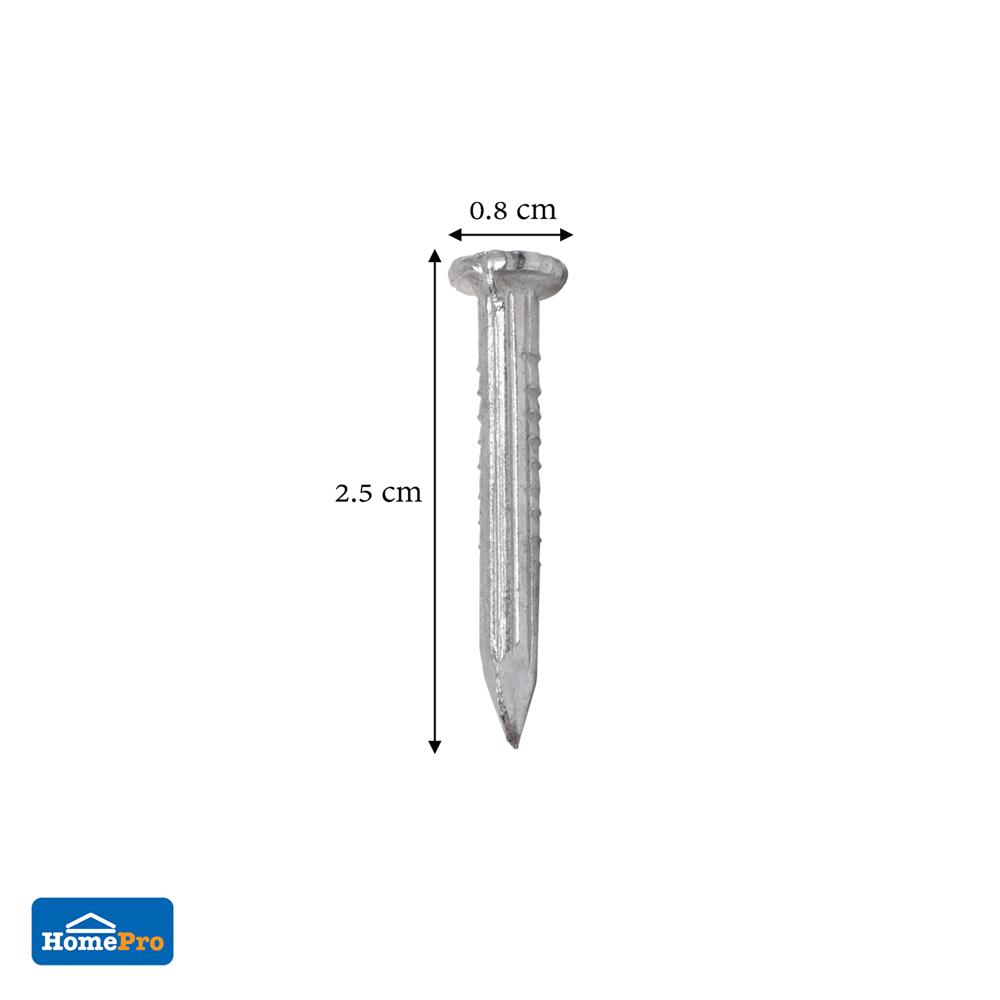 ตะปูคอนกรีตขาว DEXZON 1 นิ้ว แพ็ก 20 ชิ้น