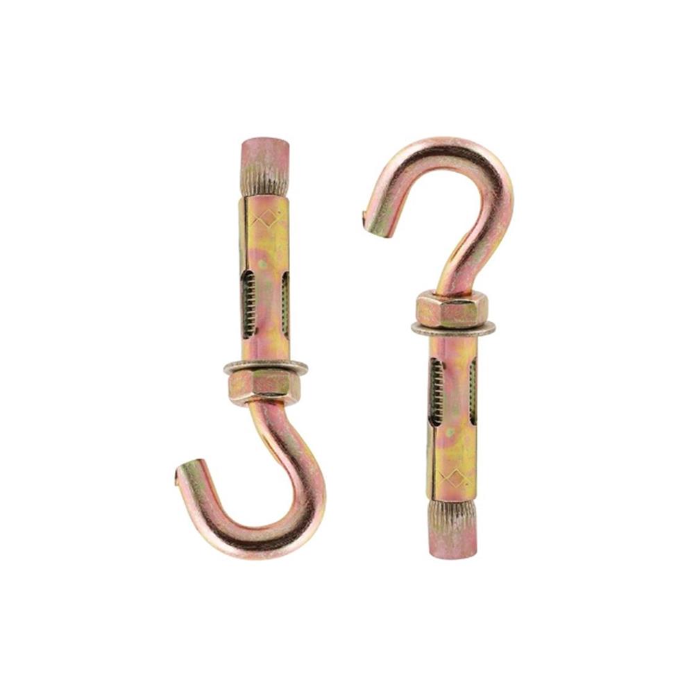 พุ๊กเหล็กพร้อมตะขอ DEXZON 10x50 มม. แพ็ก 2 ชิ้น