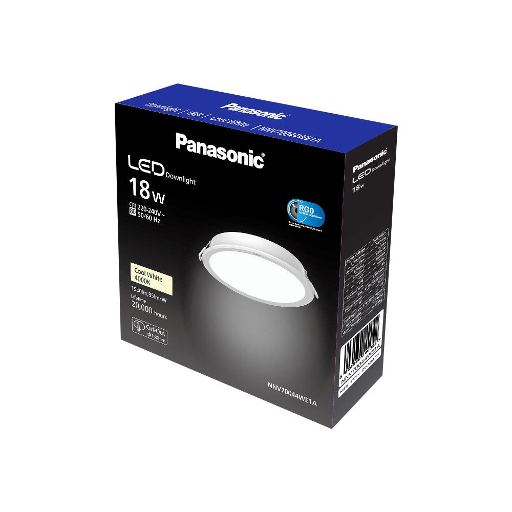 ดาวน์ไลท์ LED PANASONIC NNV70044WE1A 5.9 นิ้ว 18 วัตต์ COOL WHITE สีขาว