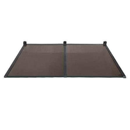 กันสาดโพลีคาร์บอเนต ขาตรง SUNSHIELD 100x200 ซม. สีน้ำตาลเข้ม_2