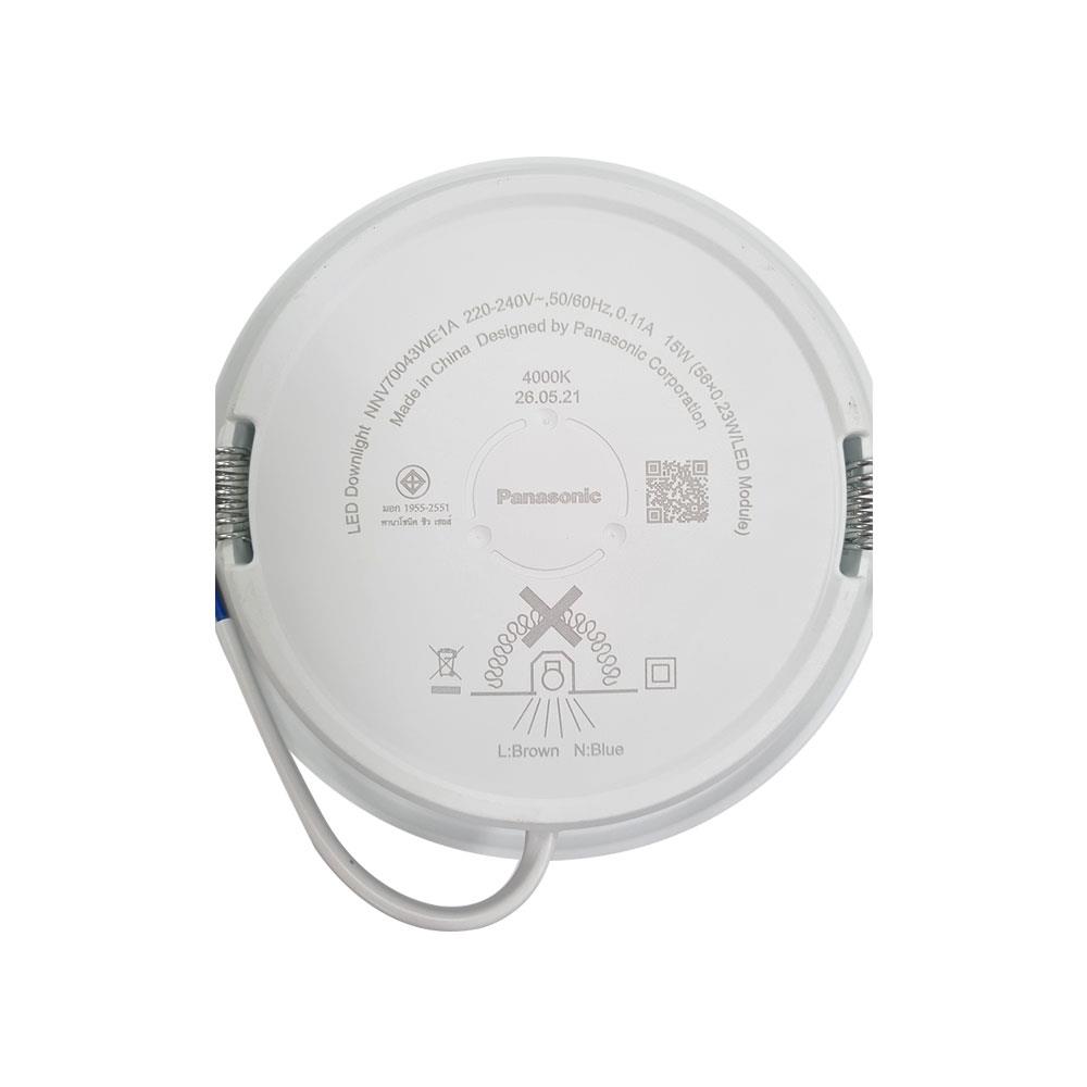 ดาวน์ไลท์ LED PANASONIC NNV70043WE1A 4.9 นิ้ว 15 วัตต์ COOL WHITE สีขาว