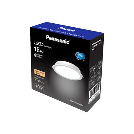 ดาวน์ไลท์ LED PANASONIC NNV70034WE1A 5.9 นิ้ว 18 วัตต์ WARM WHITE สีขาว_5