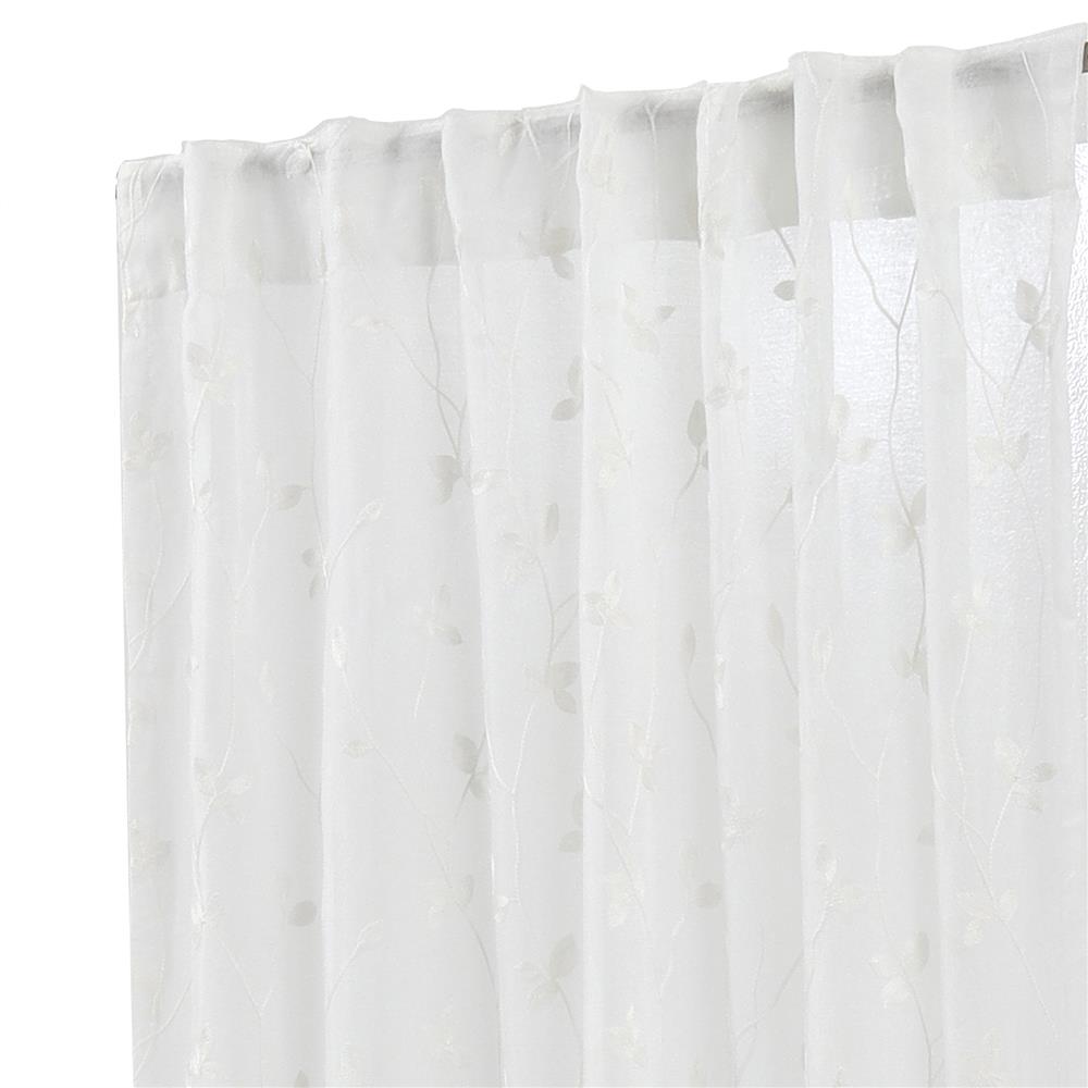 ผ้าม่านโปร่งซ่อนหู HOME LIVING STYLE DOZZA 130X160 ซม. สีขาว