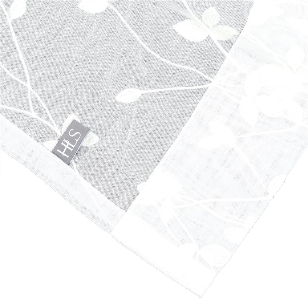 ผ้าม่านโปร่งซ่อนหู HOME LIVING STYLE DOZZA 130X160 ซม. สีขาว