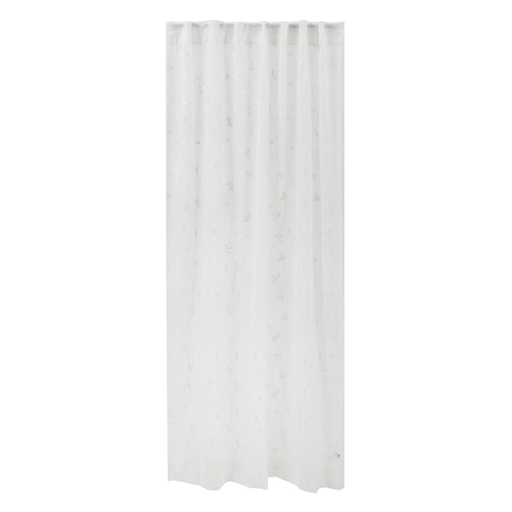 ผ้าม่านโปร่งซ่อนหู HOME LIVING STYLE DOZZA 130X220 ซม. สีขาว