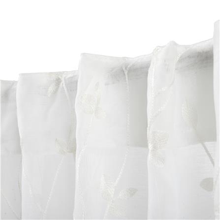 ผ้าม่านโปร่งซ่อนหู HOME LIVING STYLE DOZZA 130X220 ซม. สีขาว_2