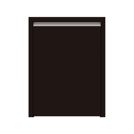 บานถังแก๊ส JUPITER COCOA BROWN 53x72 ซม. สีน้ำตาล