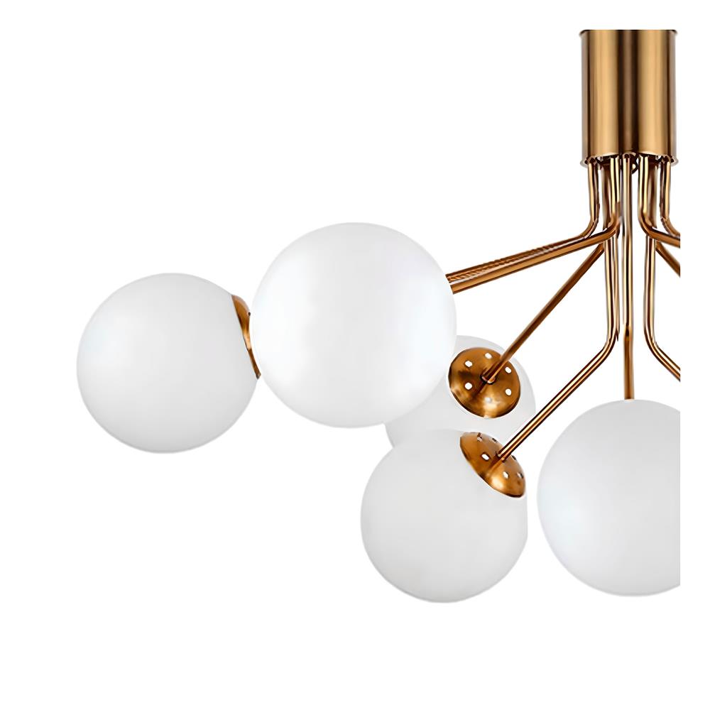 ไฟช่อ CARINI 5122-9 9 หัว สีขาว/ทอง